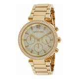 Reloj Mujer Michael Kors Mk5856 Cuarzo Pulso Dorado En Acero