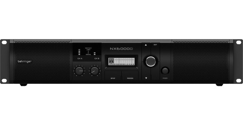 Behringer Nx6000d Amplificador 6000 Watts Potencia Poder 