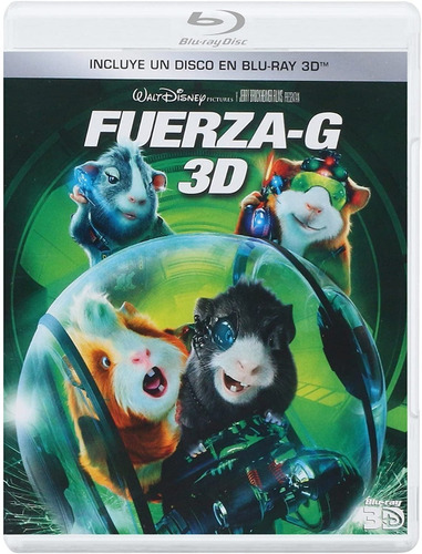 Fuerza G Blu Ray 3d Película Nuevo Disney