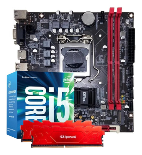 Kit Gamer I5 6ª Ger. , Placa H110, Memória 32gb Ddr4