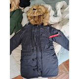 Campera Parka Mujer Talle M Alpha Industries