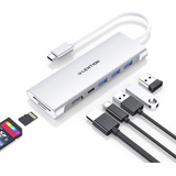 Lention Hub Multipuerto Usb C Con Hdmi 4k, 3 Usb 3.0, Lector