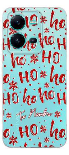 Funda Para Vivo Navidad Santa Claus Ho Ho Ho Con Nombre