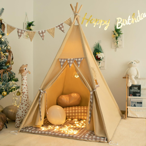 Treebud Tienda De Campana Tipo Tipi Con Alfombrilla Acolchad