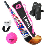 Combo Palo Hockey Reforzado Expert Gold +acc 28a37.5  El Rey