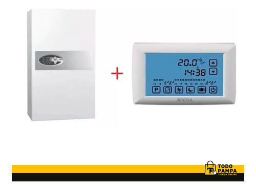 Combo Caldera Electrica Peisa 24 Kw + Termostato Programable