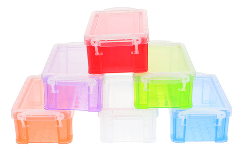 Caja Organizadora De Plástico Transparente Para Ropa, 6 Unid