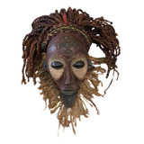 Máscara Africana De Madeira Chokwe - Angola
