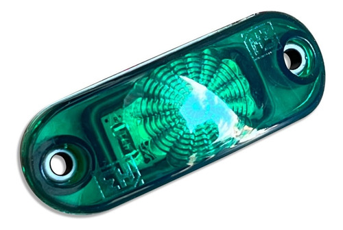 Lanterna Delimitadora Verde Led 12v 24v Caminhão Baú