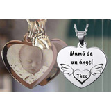 Foto Medalla Corazon Personalizada Acero Quirurgico