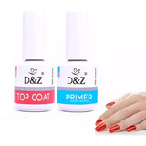 Esmalte Uv Led Primer + Topcoat Dez Unhas Gel Acrygel 15ml