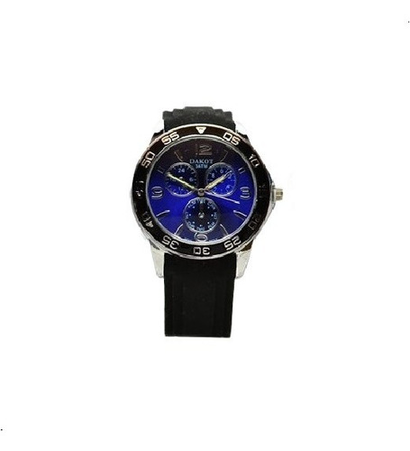 Reloj Dakot Caucho Análogo Modelo Da871 Sumergible 3atm