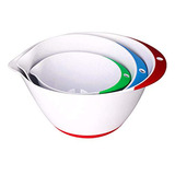 Plastic Mi Bowls - Set Of 3 | Plastic Mi Bowls With A Non-sl