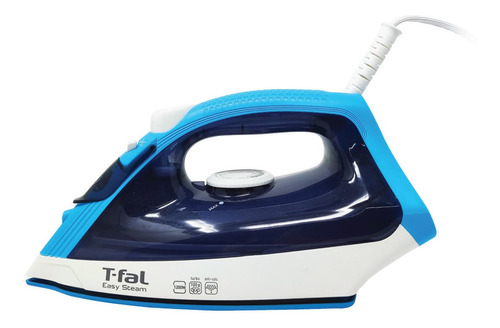 Plancha De Vapor Cerámica Easy Steam Azul T Fal Fv1940x0