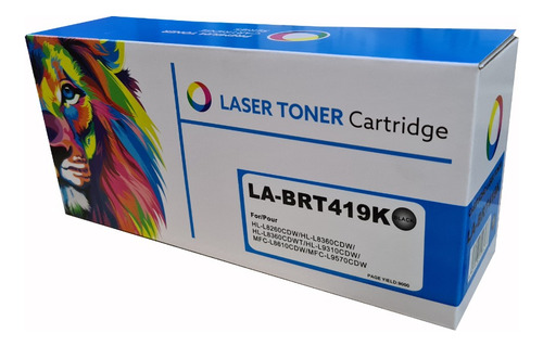 Toner Alt Para Brother 8260 8360 8900 9310 Tn419 Tn429 Negro