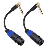 Cess-144 Conector Hembra Speakon Cable De Altavoz Ts Ma...