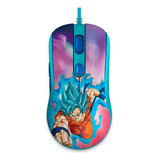 Mouse Gamer Akko Dragon Ball Super Saiyajin Blue Ag325 Usb Cor Azul