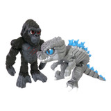 Godzilla Y King Kong Combo Figuras Articuladas Impresión 3d