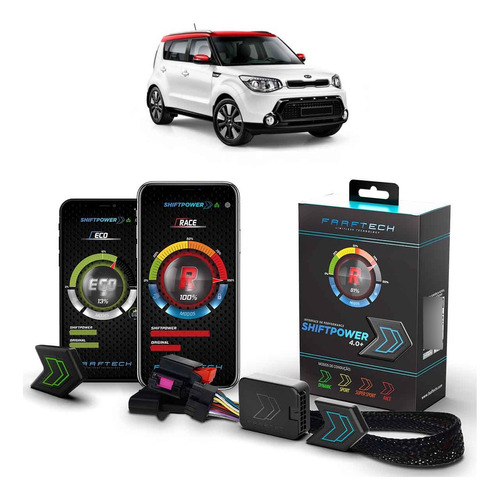 Modulo Acelerador Pedal Shiftpower Bluetooth App