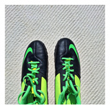 Botines Nike Verdes Con Negro De Césped Sintético 11 Us