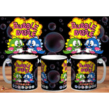 Taza De Ceramica Bubble Bobble Arcade Game Retro 4k Art