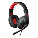 Headset Redragon Ares Rgb 40mm Usb E P2 Preto - H120-rgb