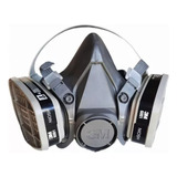 Respirador Medio Rostro 3m Serie 6000+filtro 6001 Pinturas