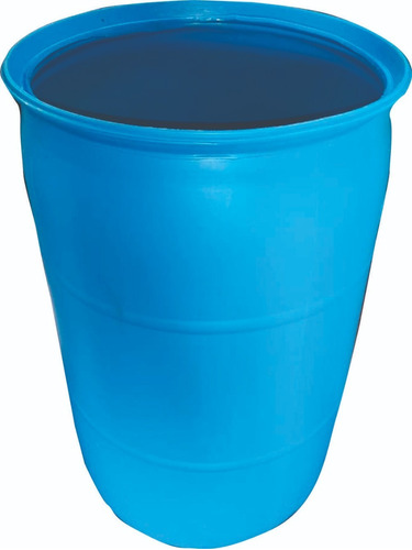 Caneca Plástica De 55 Gls Abierta Para Reciclaje