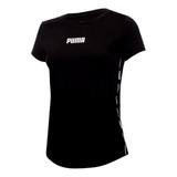 Polera Puma Deportiva Tape Tee Mujer