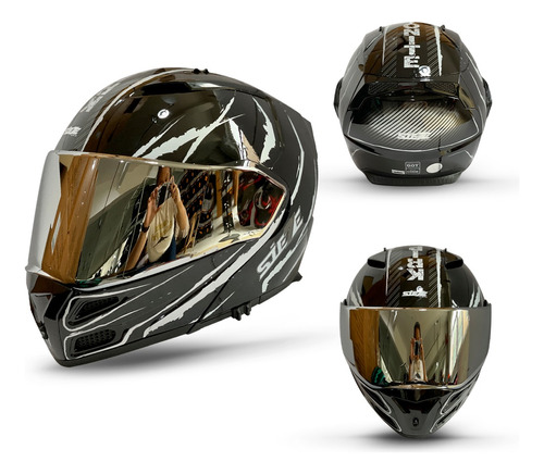 Casco Moto Abatible Siete Storm Kryptonite Certificado Dot