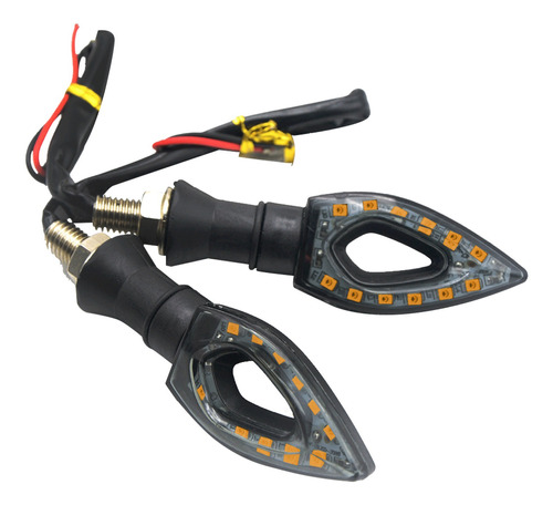 Guiño Para Moto Faro X2 Luz Ambar Universal Alta Calidad