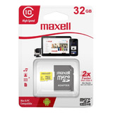 Micro Sdhc Maxell 32gb Clase 10 / Superstore