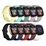 8 Correas De Reloj Para Fitbit Versa 4 / 3 Sense 2 / 1