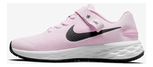 Tênis Nike Revolution 6 Flyease Infantil Cor Rosa Tamanho 35 Br