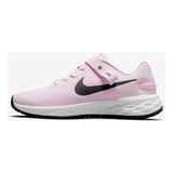 Tênis Nike Revolution 6 Flyease Infantil Cor Rosa Tamanho 35 Br