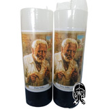 6 Velas De 7 Dias 260 Gramas - Personalizada Preto Velho