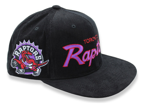 Gorra Mitchell & Ness Cord Script Toronto Raptors Nba Basque