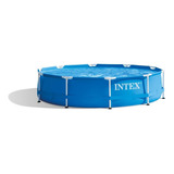 Piscina Estructural Redonda Intex Metal Frame305x76 Cm4485 L