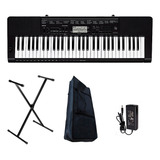 Teclado Casio Ctk3500 5 Octavas Sensitivo + Soporte + Funda