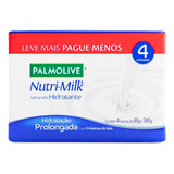 Sabonete Palmolive Nutrimilk 85g - 4 Unidades