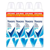 Kit Desodorante Aerosol Rexona Cotton Dry Azul 250ml - 4 Uni