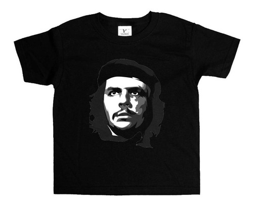 Remera Negra Adultos Che Guevara R12