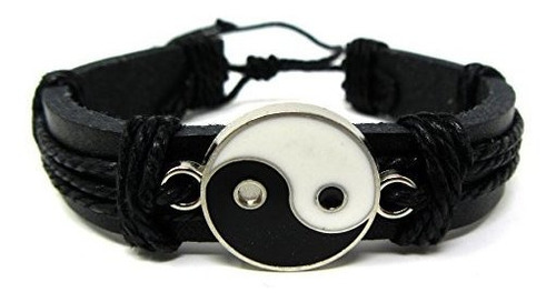 Ra De Puño - Yin Yang Leather Bracelet Yin Yang Bracelet Tai