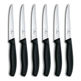 Juego De Cuchillos Para Bistec Victorinox 6 Piez Hoja 11 Cm.