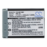 Batería Compatible Con Powershot G7x Nb13mc 1050mah 3.7v