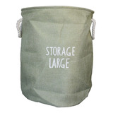 Canasto Ropa Sucia Limpia Cesto Plegable Storage Verde