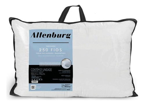 Travesseiro 250 Fios Branco - Altenburg Tamanho Unico
