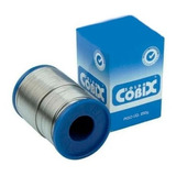 Solda Estanho 60x40 1mm C/ Fluxo Ra (t2) 250g Cobix