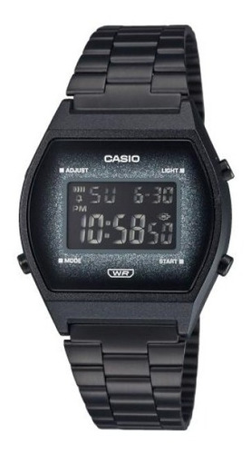 Reloj Casio B-640wbg-1b Sumergible Negro Pantalla Negra 