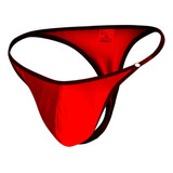 Ceualcinha Tanga Masculina Fio Dental Vermelho E Preto Drag